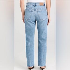 Madewell The '90s Straight Jean in Rondell Wash: Crease Edition SZ 30